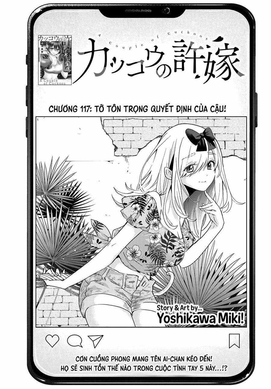 Kakkou No Iinazuke Chapter 117 trang 1