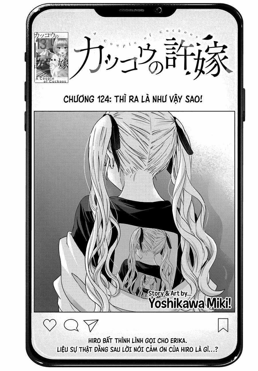 Kakkou No Iinazuke Chapter 124 trang 1