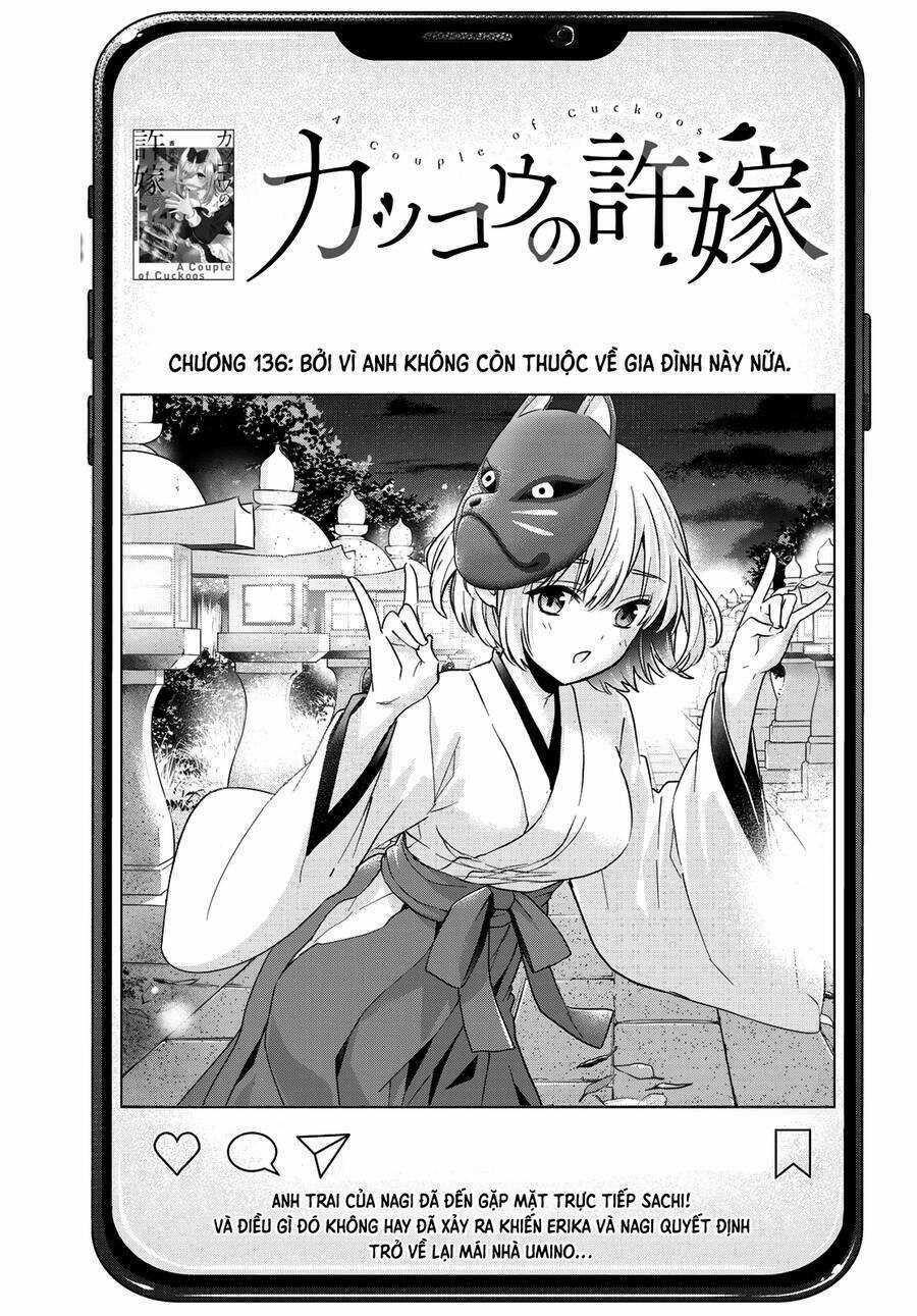 Kakkou No Iinazuke Chapter 136 trang 1