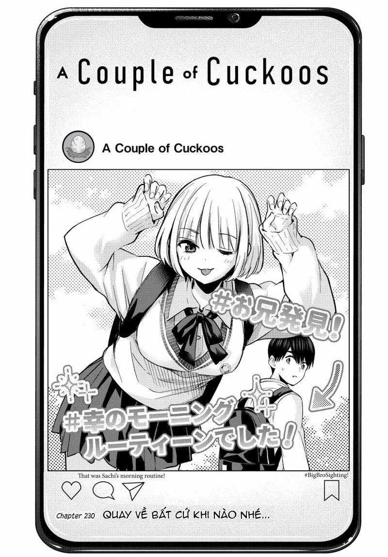 Kakkou No Iinazuke Chapter 230 trang 2