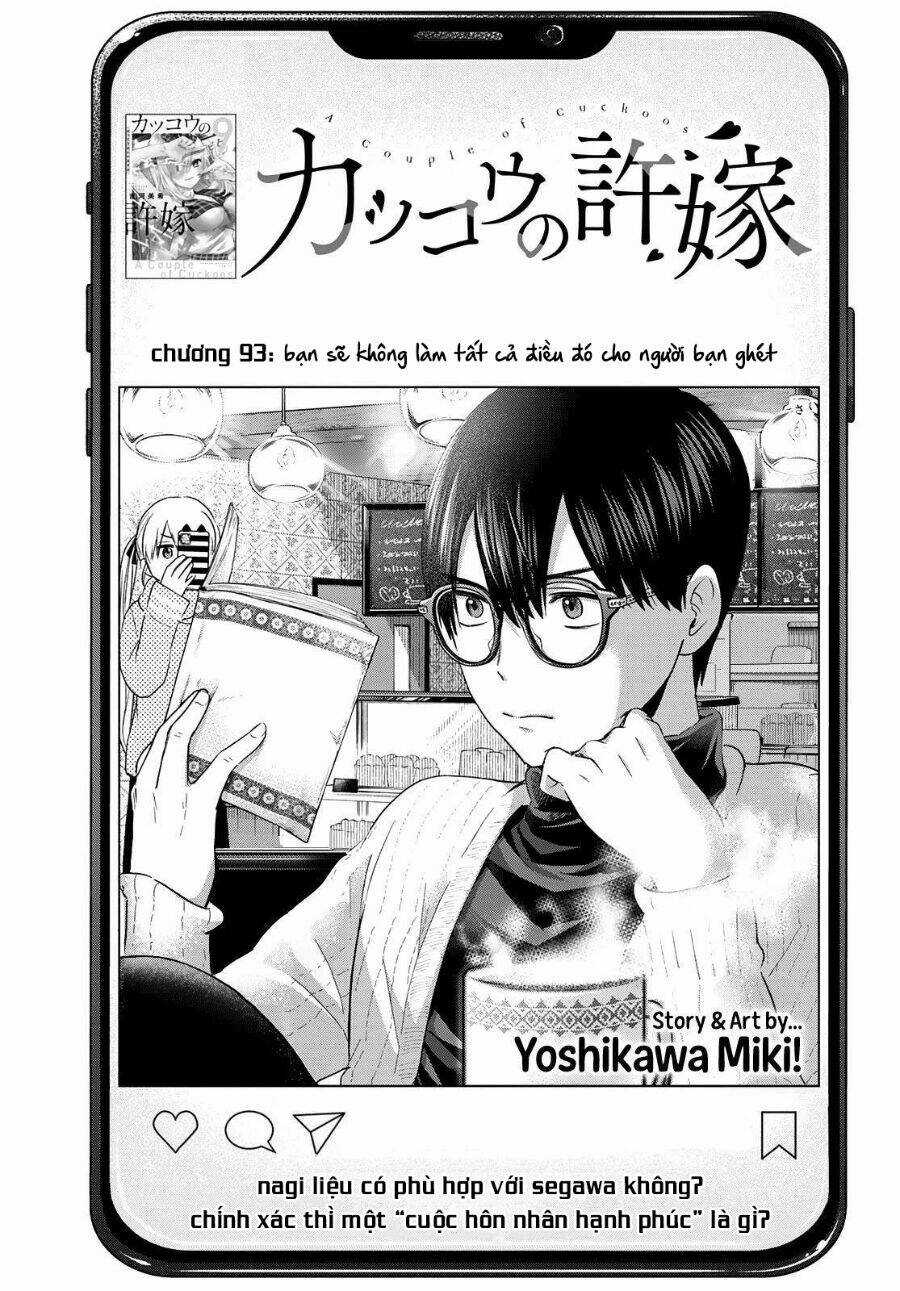 Kakkou No Iinazuke Chapter 93 trang 1