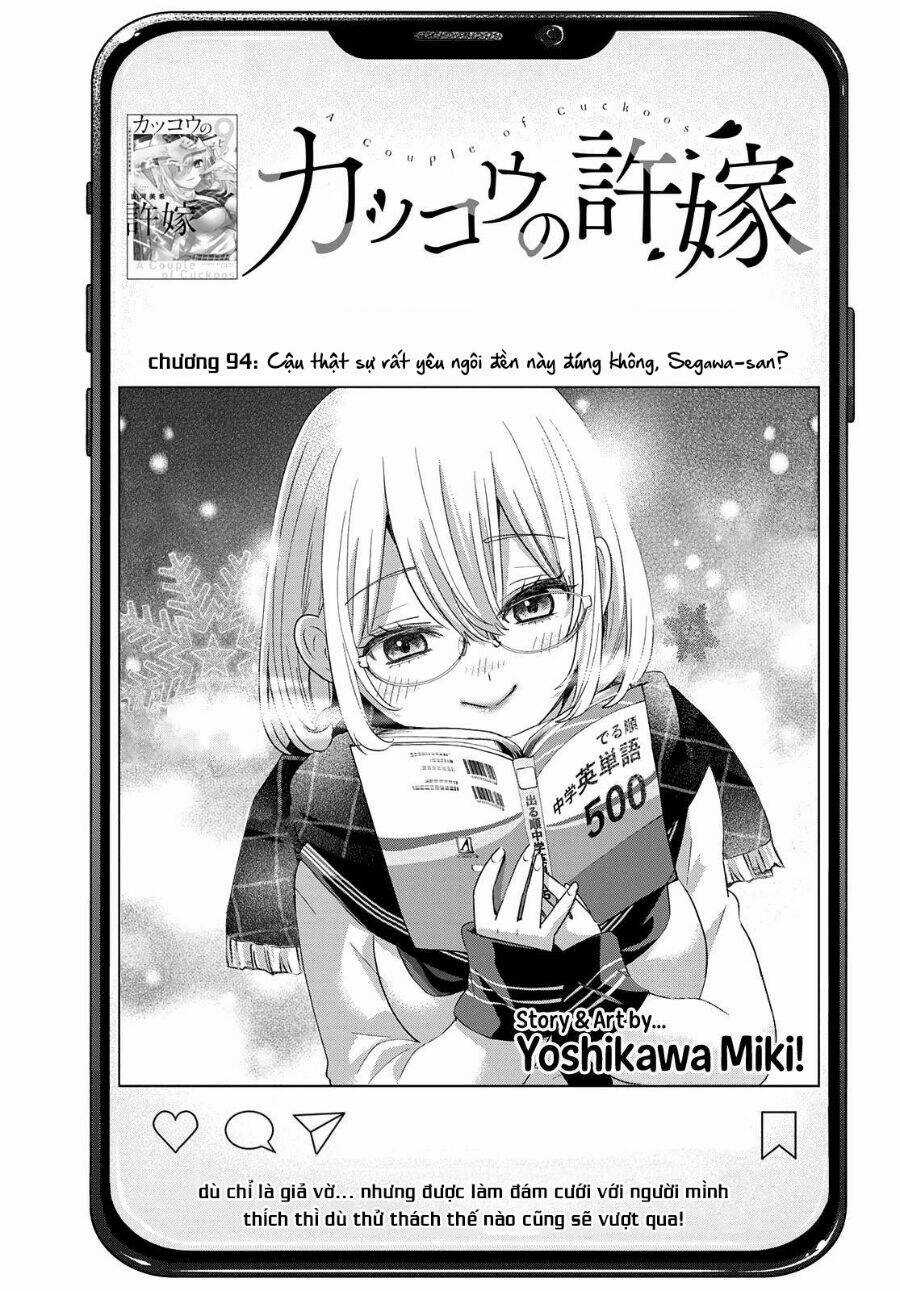 Kakkou No Iinazuke Chapter 94 trang 1
