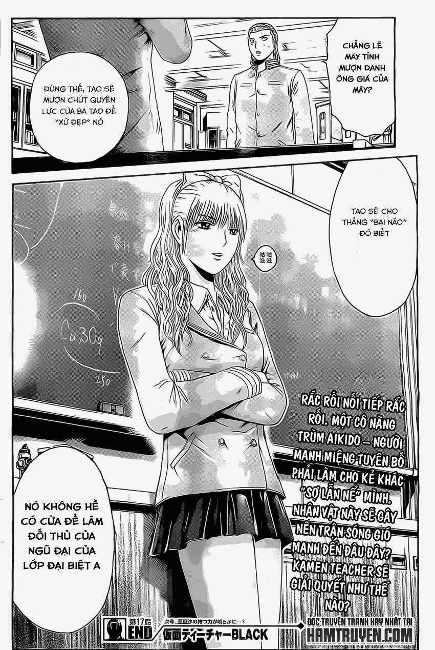 Kamen Teacher Black Chapter 17 trang 21