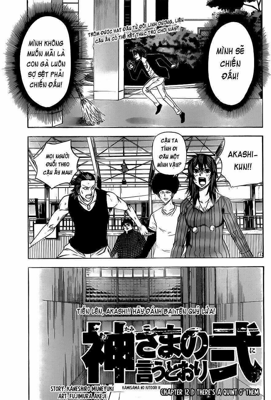Kamisama No Iutoori Ii Chapter 12 trang 2