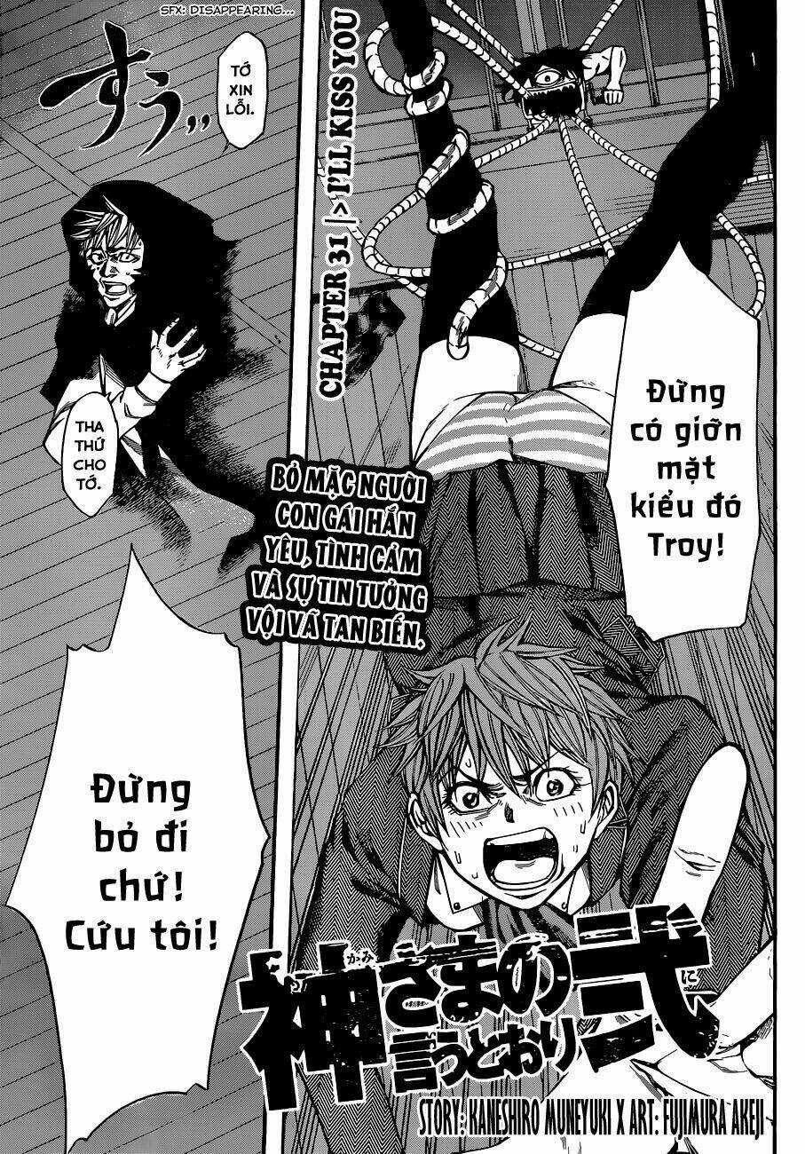 Kamisama No Iutoori Ii Chapter 31 trang 3