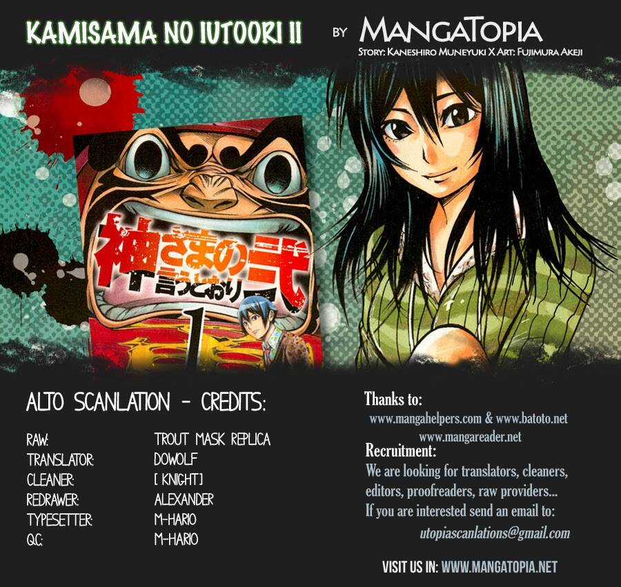 Kamisama No Iutoori Ii Chapter 32 trang 2