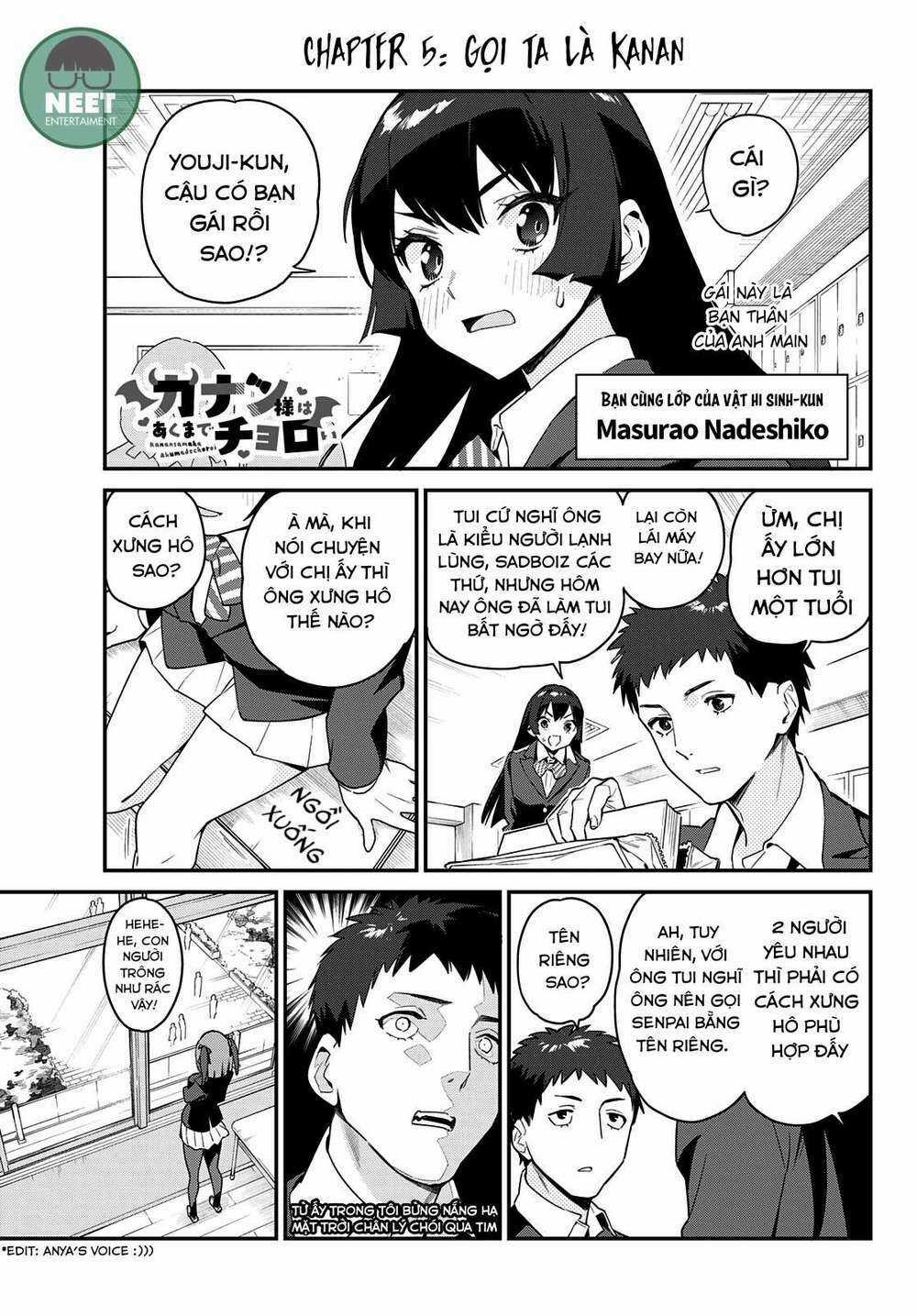 Kanan-Sama Wa Akumade Choroi Chapter 5 trang 2