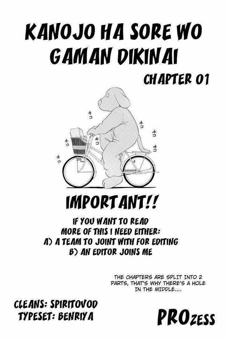 Kanojo Wa Sore O Gaman Dekinai Chapter 1 trang 15