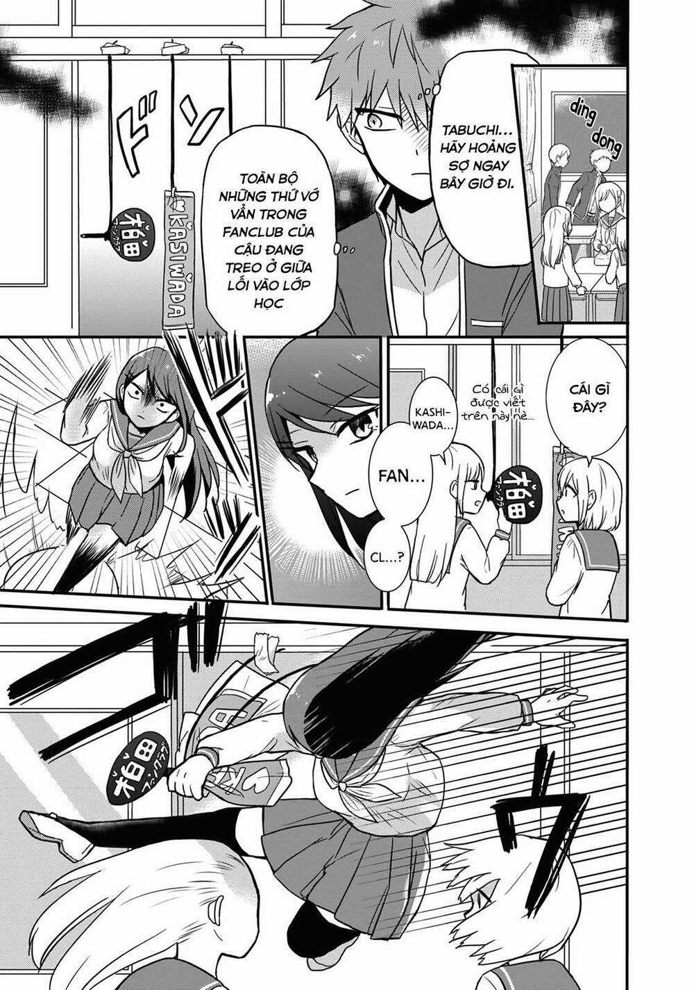 Kao Ni Denai Kashiwada-San To Kao Ni Deru Oota-Kun Chapter 10 trang 4