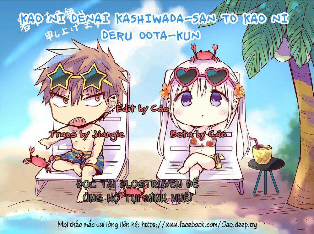 Kao Ni Denai Kashiwada-San To Kao Ni Deru Oota-Kun Chapter 11 trang 9