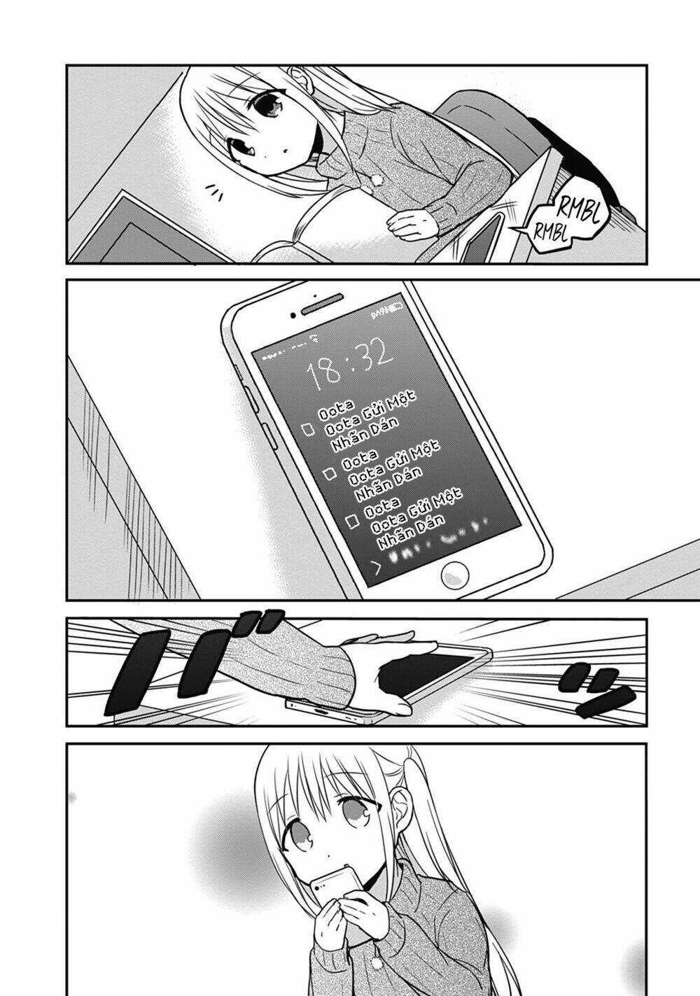 Kao Ni Denai Kashiwada-San To Kao Ni Deru Oota-Kun Chapter 14 trang 10