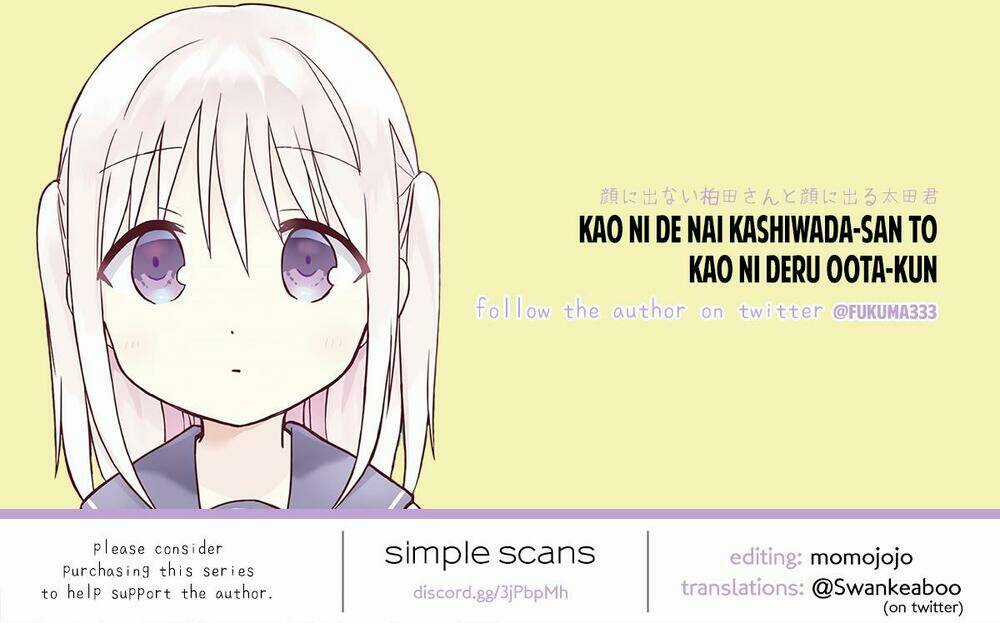 Kao Ni Denai Kashiwada-San To Kao Ni Deru Oota-Kun Chapter 14 trang 14