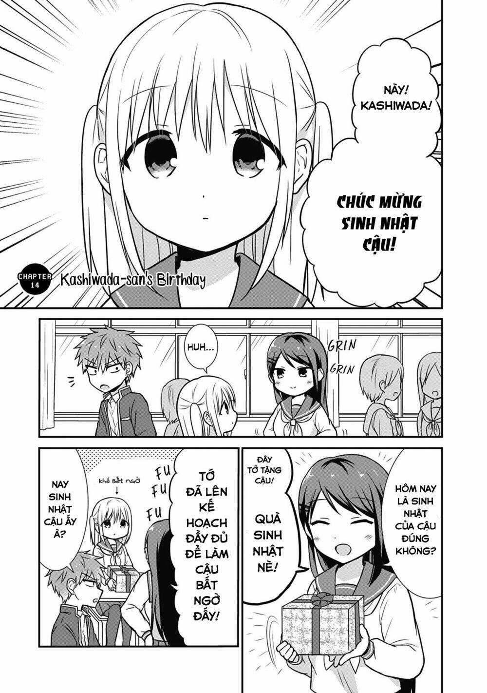Kao Ni Denai Kashiwada-San To Kao Ni Deru Oota-Kun Chapter 14 trang 5