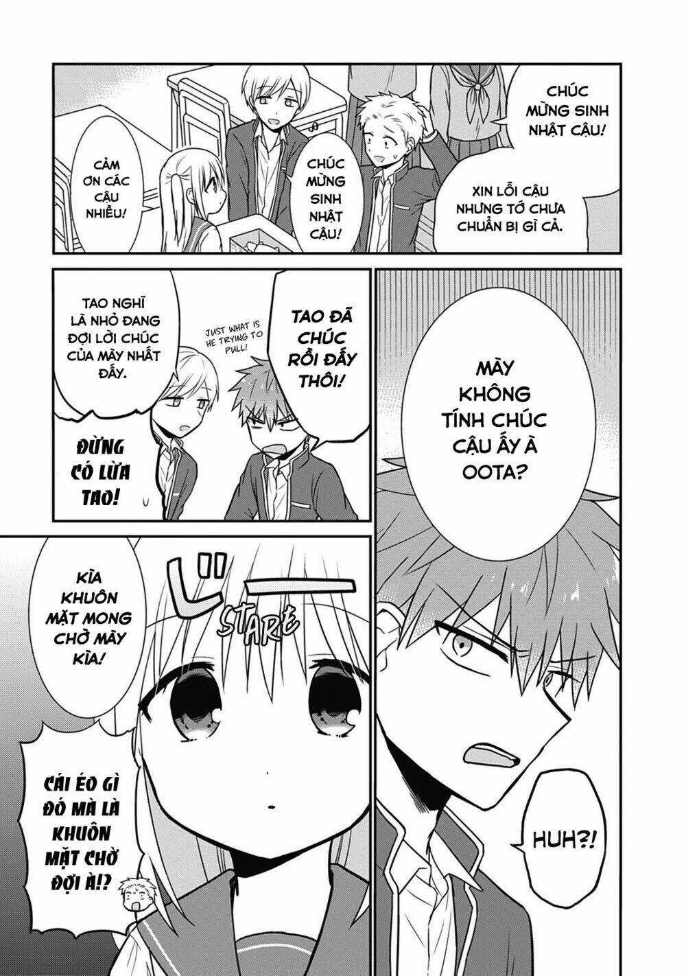 Kao Ni Denai Kashiwada-San To Kao Ni Deru Oota-Kun Chapter 14 trang 7