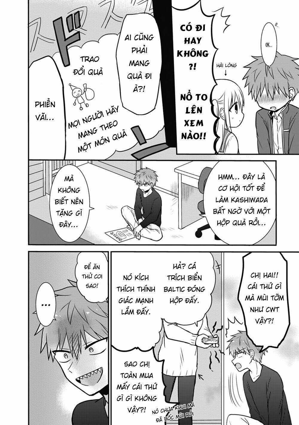 Kao Ni Denai Kashiwada-San To Kao Ni Deru Oota-Kun Chapter 15 trang 5