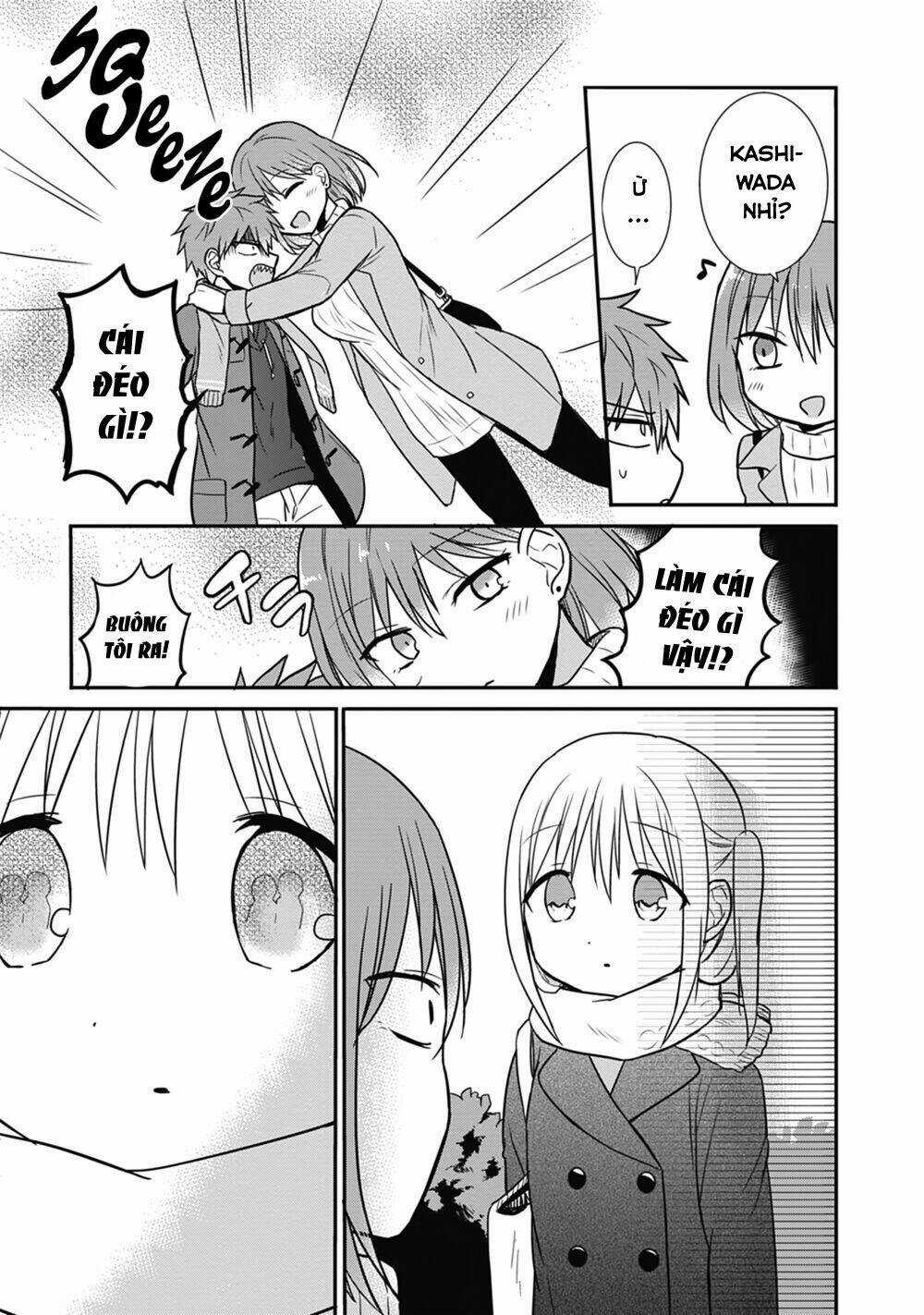 Kao Ni Denai Kashiwada-San To Kao Ni Deru Oota-Kun Chapter 16 trang 11