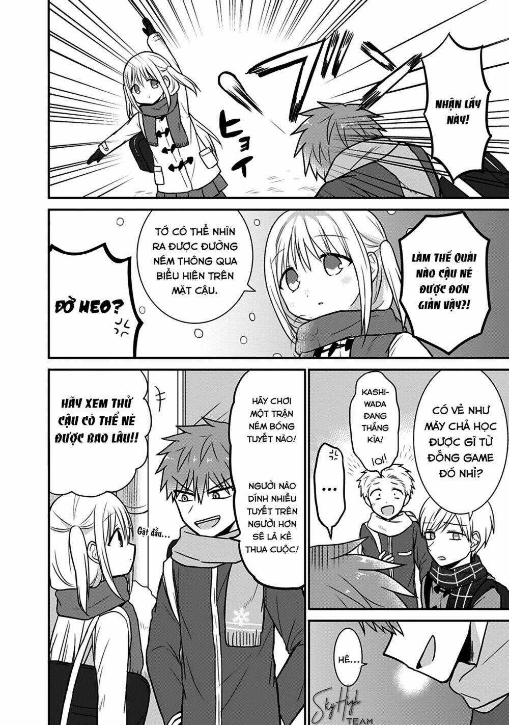 Kao Ni Denai Kashiwada-San To Kao Ni Deru Oota-Kun Chapter 17 trang 4