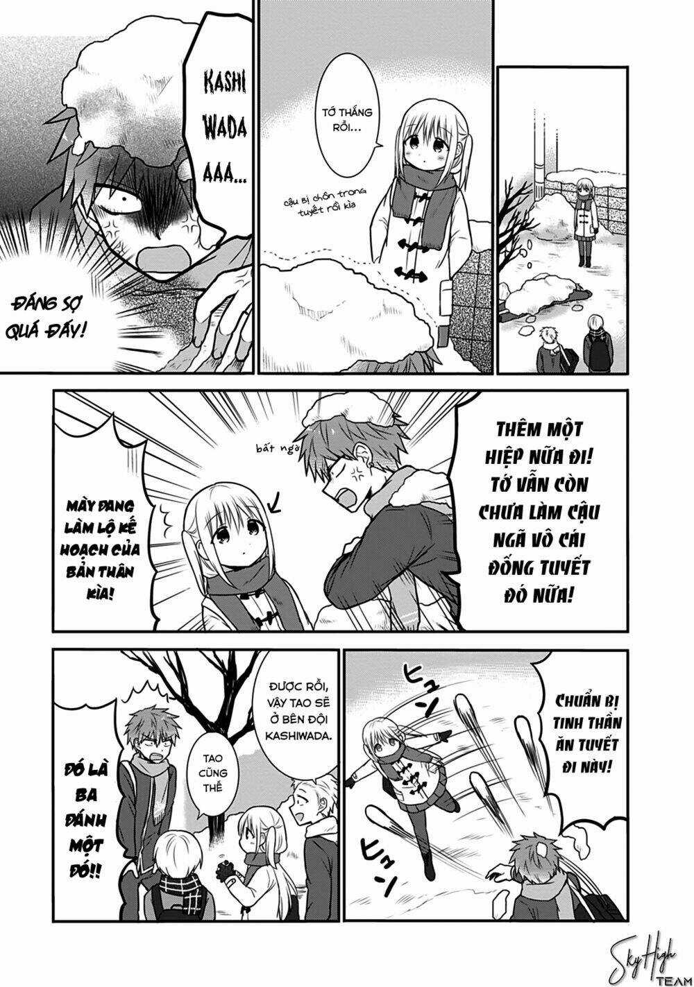 Kao Ni Denai Kashiwada-San To Kao Ni Deru Oota-Kun Chapter 17 trang 7