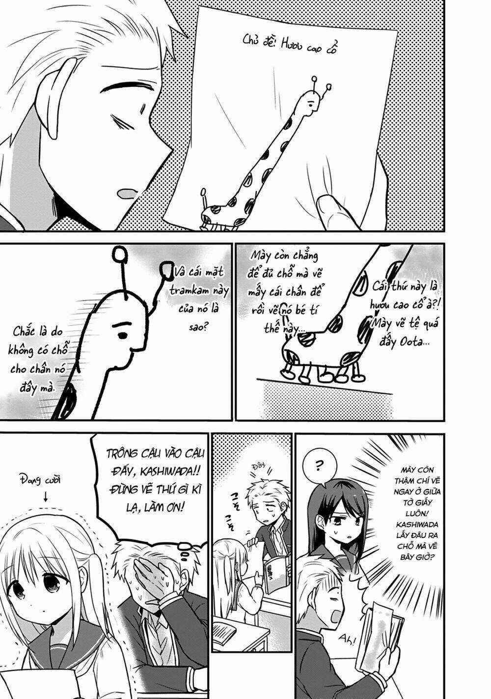 Kao Ni Denai Kashiwada-San To Kao Ni Deru Oota-Kun Chapter 18 trang 6