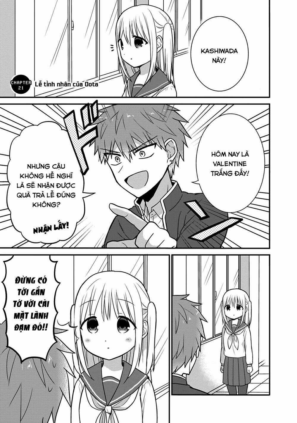 Kao Ni Denai Kashiwada-San To Kao Ni Deru Oota-Kun Chapter 21 trang 2