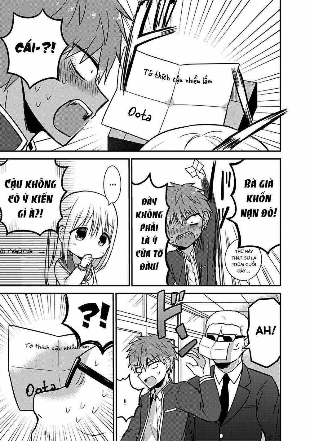 Kao Ni Denai Kashiwada-San To Kao Ni Deru Oota-Kun Chapter 21 trang 8