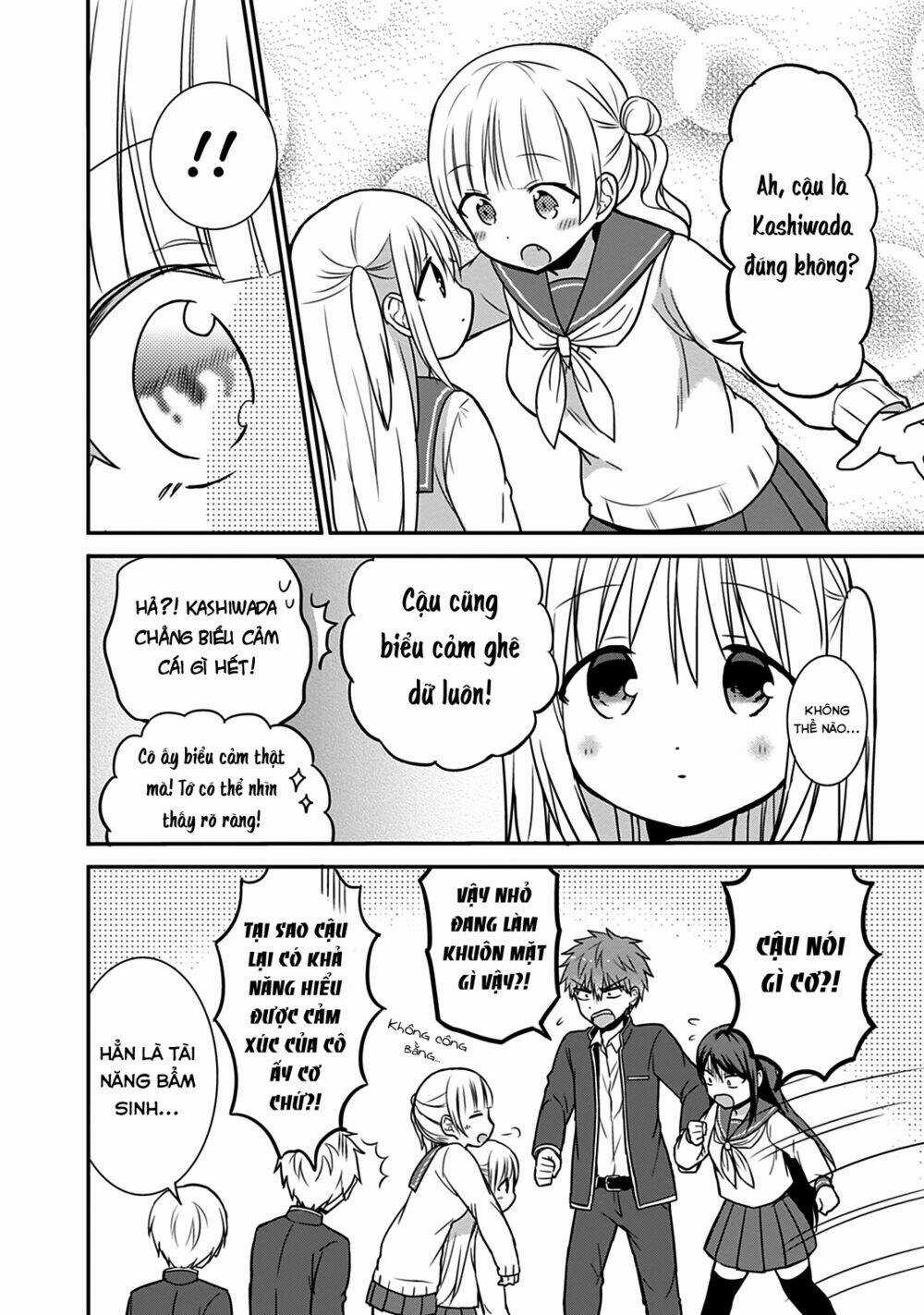 Kao Ni Denai Kashiwada-San To Kao Ni Deru Oota-Kun Chapter 23 trang 10