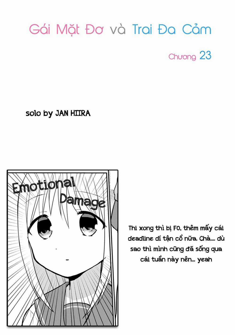 Kao Ni Denai Kashiwada-San To Kao Ni Deru Oota-Kun Chapter 23 trang 11