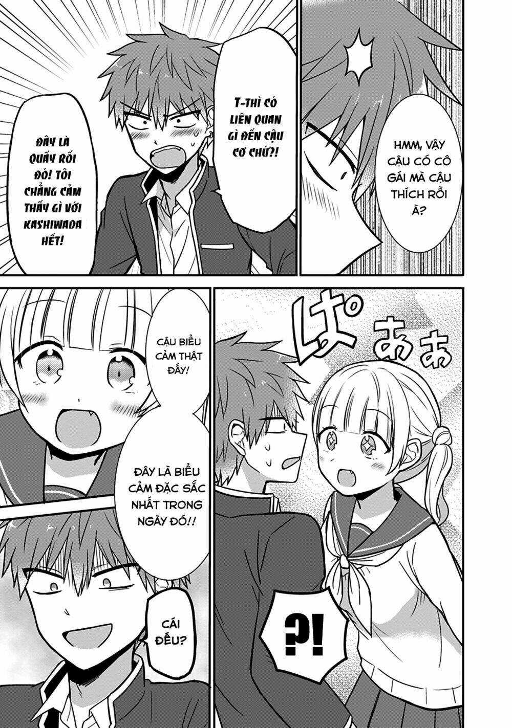 Kao Ni Denai Kashiwada-San To Kao Ni Deru Oota-Kun Chapter 23 trang 7