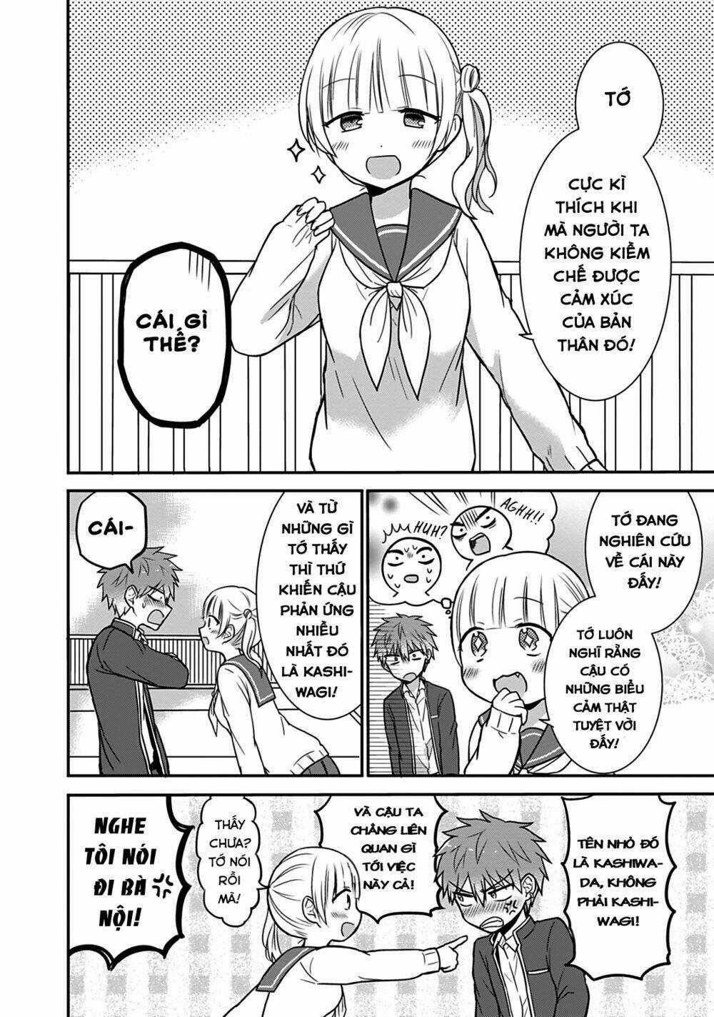 Kao Ni Denai Kashiwada-San To Kao Ni Deru Oota-Kun Chapter 23 trang 8