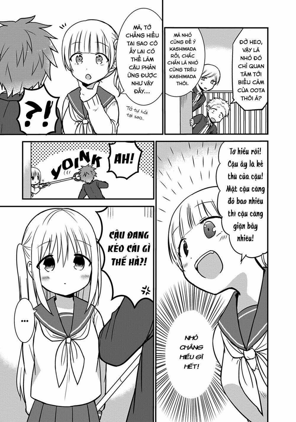Kao Ni Denai Kashiwada-San To Kao Ni Deru Oota-Kun Chapter 23 trang 9