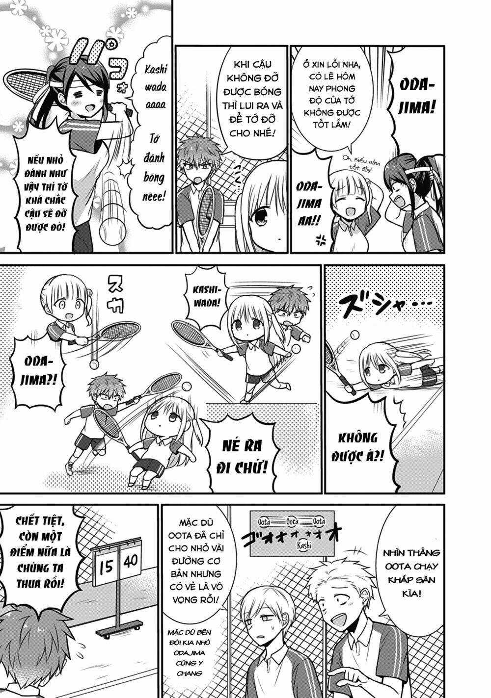 Kao Ni Denai Kashiwada-San To Kao Ni Deru Oota-Kun Chapter 24 trang 9