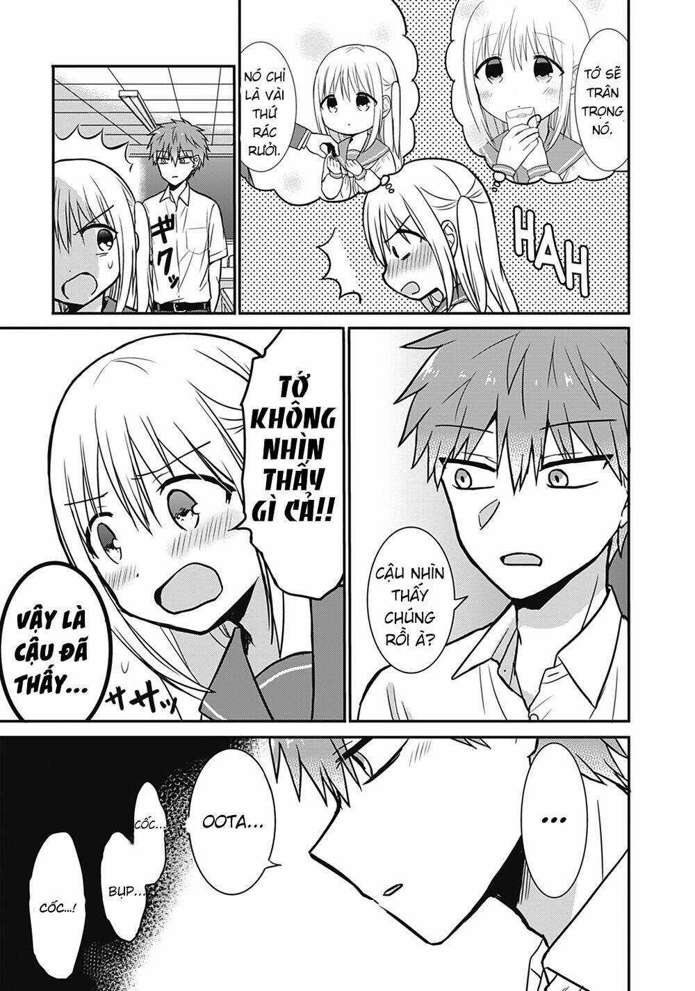 Kao Ni Denai Kashiwada-San To Kao Ni Deru Oota-Kun Chapter 25.5 trang 10