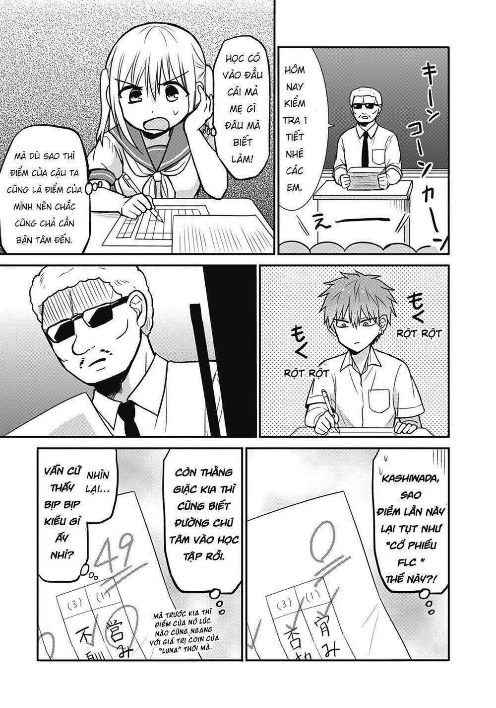 Kao Ni Denai Kashiwada-San To Kao Ni Deru Oota-Kun Chapter 25.5 trang 8