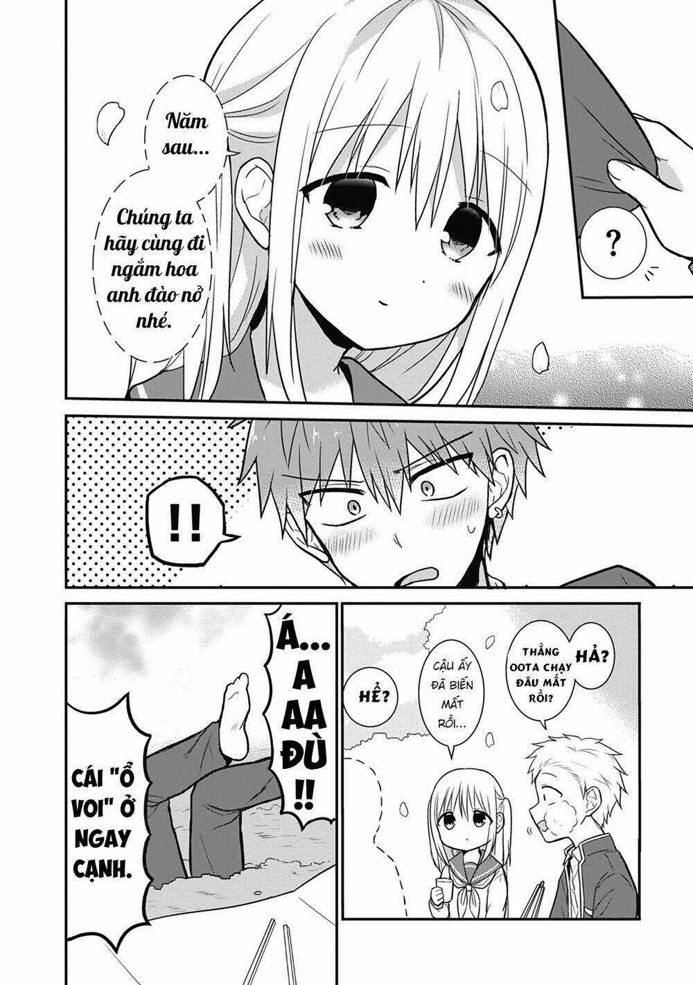 Kao Ni Denai Kashiwada-San To Kao Ni Deru Oota-Kun Chapter 25 trang 9