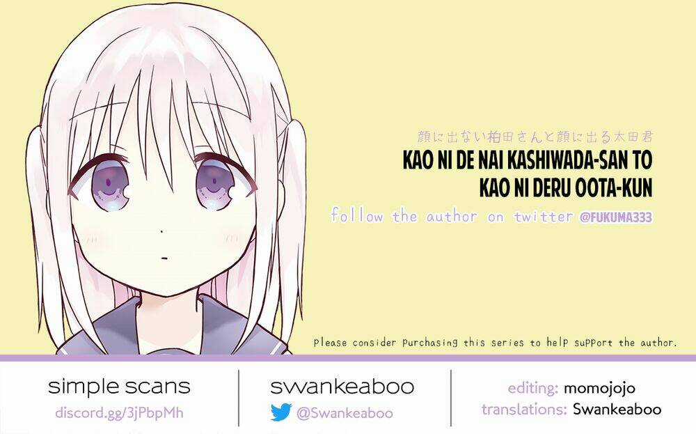 Kao Ni Denai Kashiwada-San To Kao Ni Deru Oota-Kun Chapter 26 trang 15