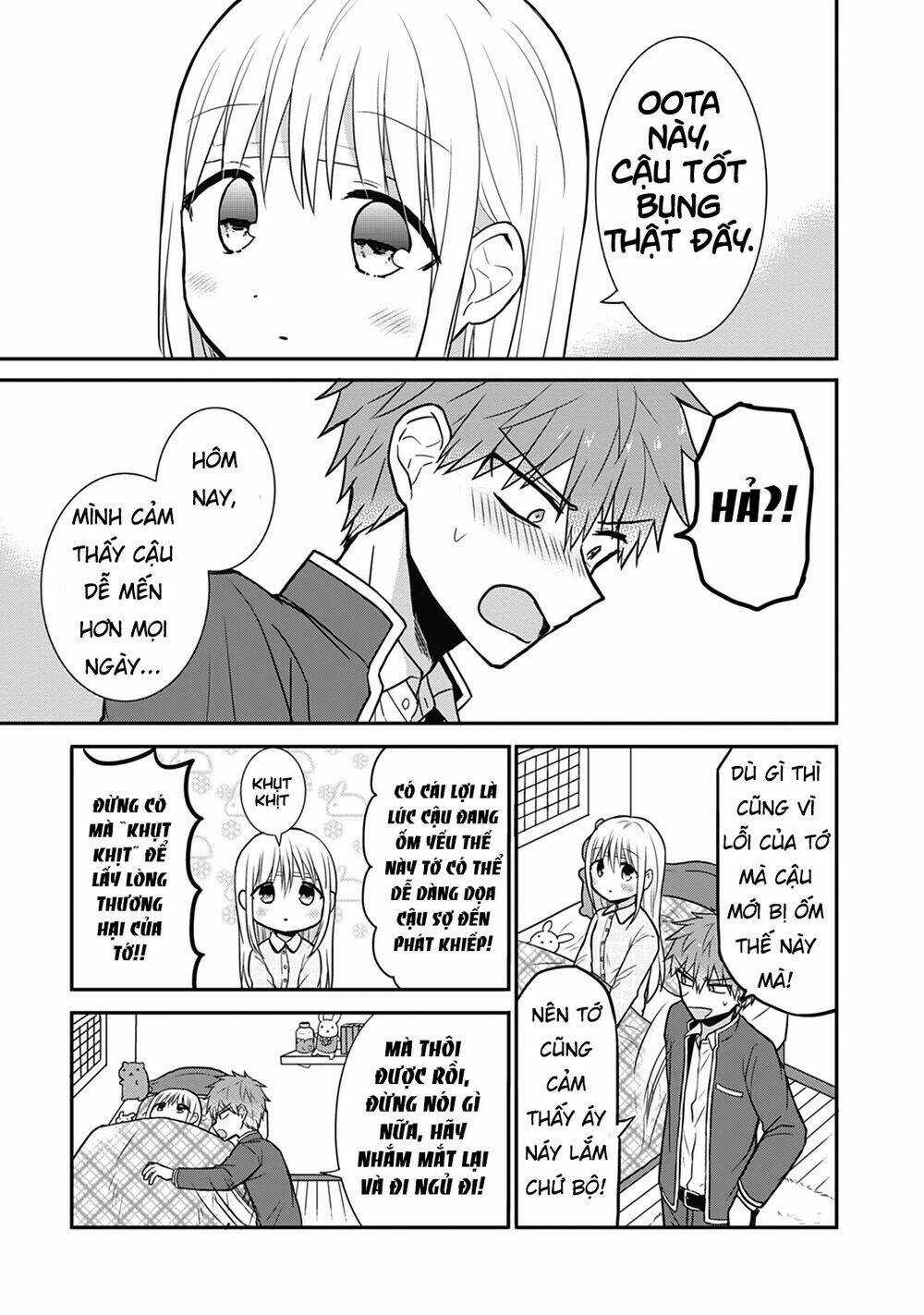 Kao Ni Denai Kashiwada-San To Kao Ni Deru Oota-Kun Chapter 27 trang 10
