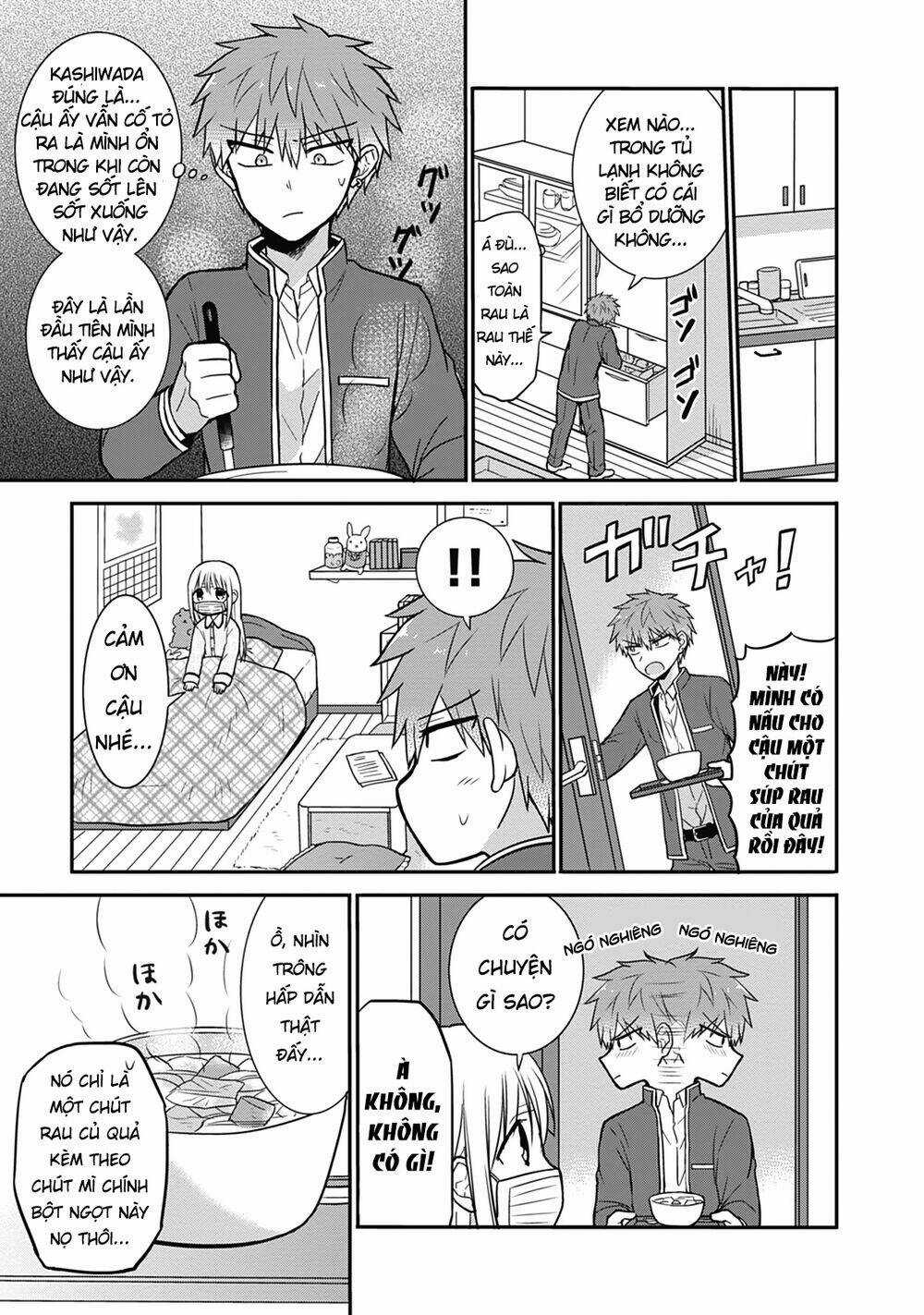 Kao Ni Denai Kashiwada-San To Kao Ni Deru Oota-Kun Chapter 27 trang 8