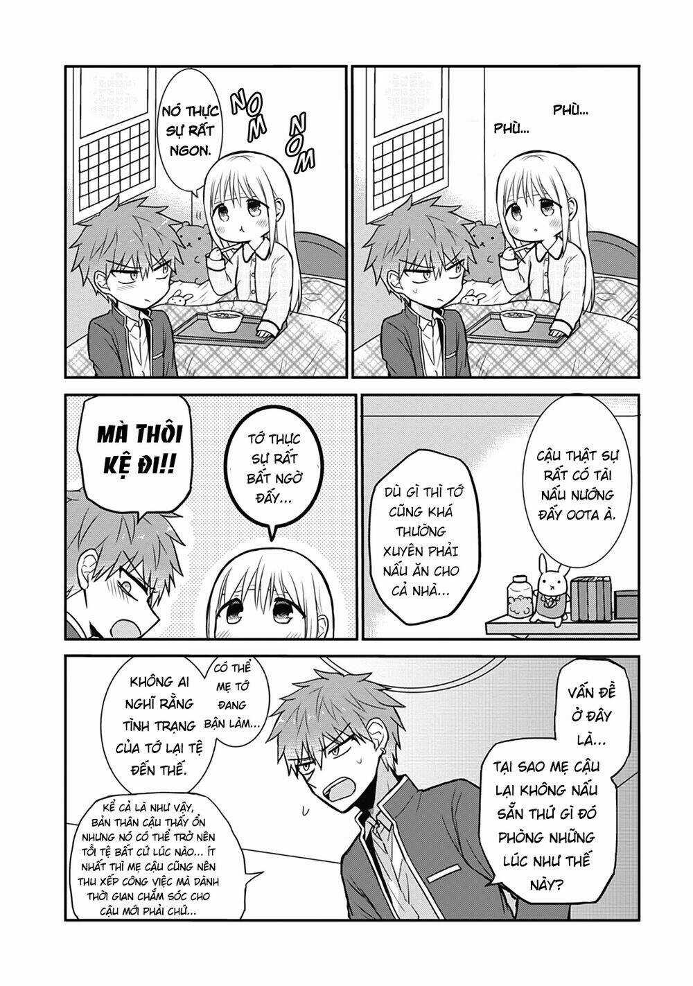 Kao Ni Denai Kashiwada-San To Kao Ni Deru Oota-Kun Chapter 27 trang 9