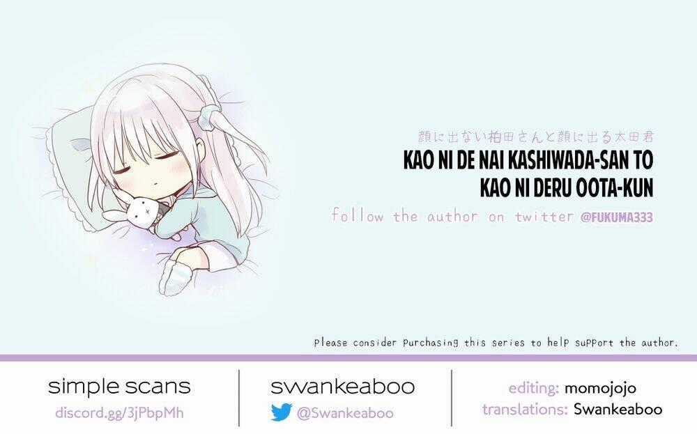 Kao Ni Denai Kashiwada-San To Kao Ni Deru Oota-Kun Chapter 29 trang 12