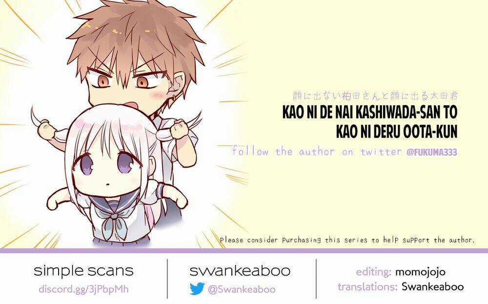 Kao Ni Denai Kashiwada-San To Kao Ni Deru Oota-Kun Chapter 30 trang 13