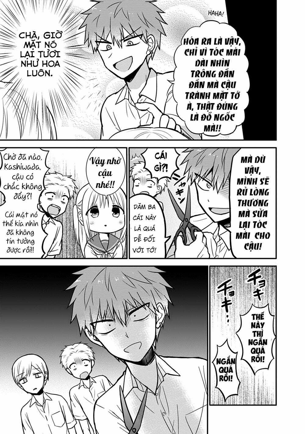 Kao Ni Denai Kashiwada-San To Kao Ni Deru Oota-Kun Chapter 31.5 trang 10