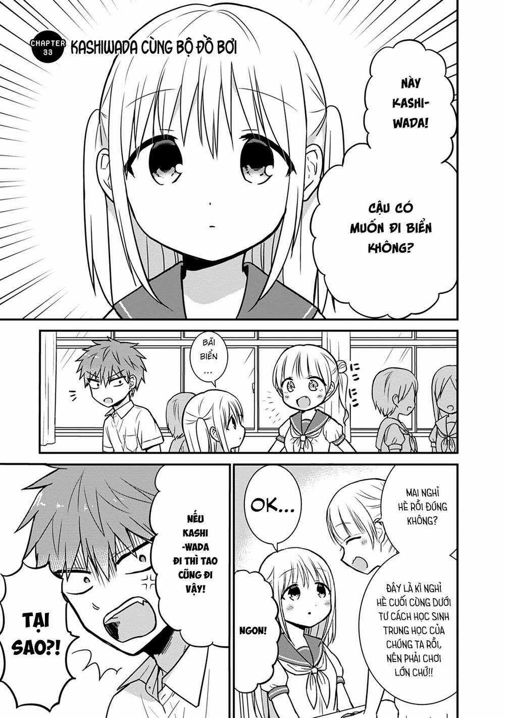 Kao Ni Denai Kashiwada-San To Kao Ni Deru Oota-Kun Chapter 33 trang 2