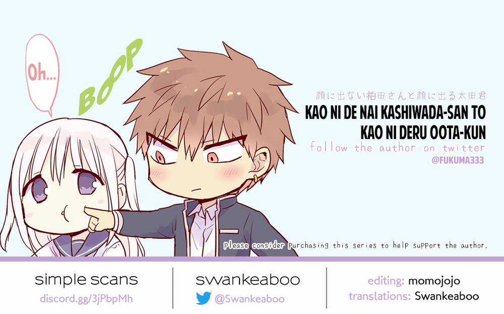 Kao Ni Denai Kashiwada-San To Kao Ni Deru Oota-Kun Chapter 37 trang 14