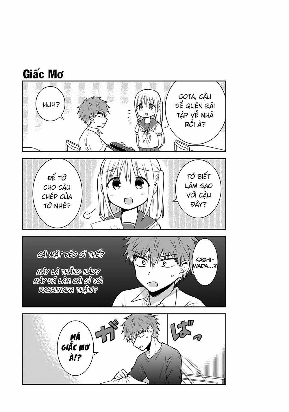 Kao Ni Denai Kashiwada-San To Kao Ni Deru Oota-Kun Chapter 38 trang 14