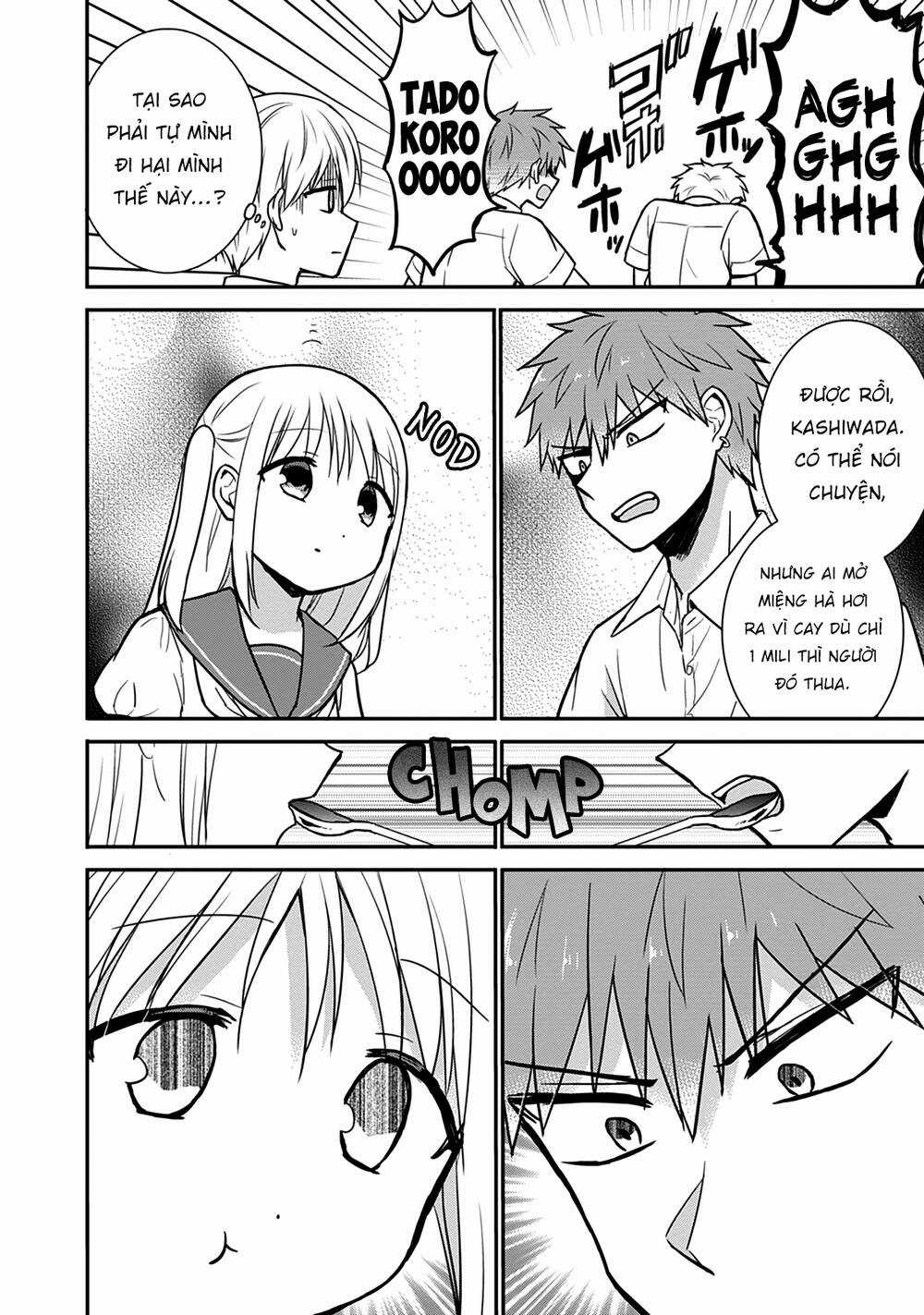 Kao Ni Denai Kashiwada-San To Kao Ni Deru Oota-Kun Chapter 40 trang 8