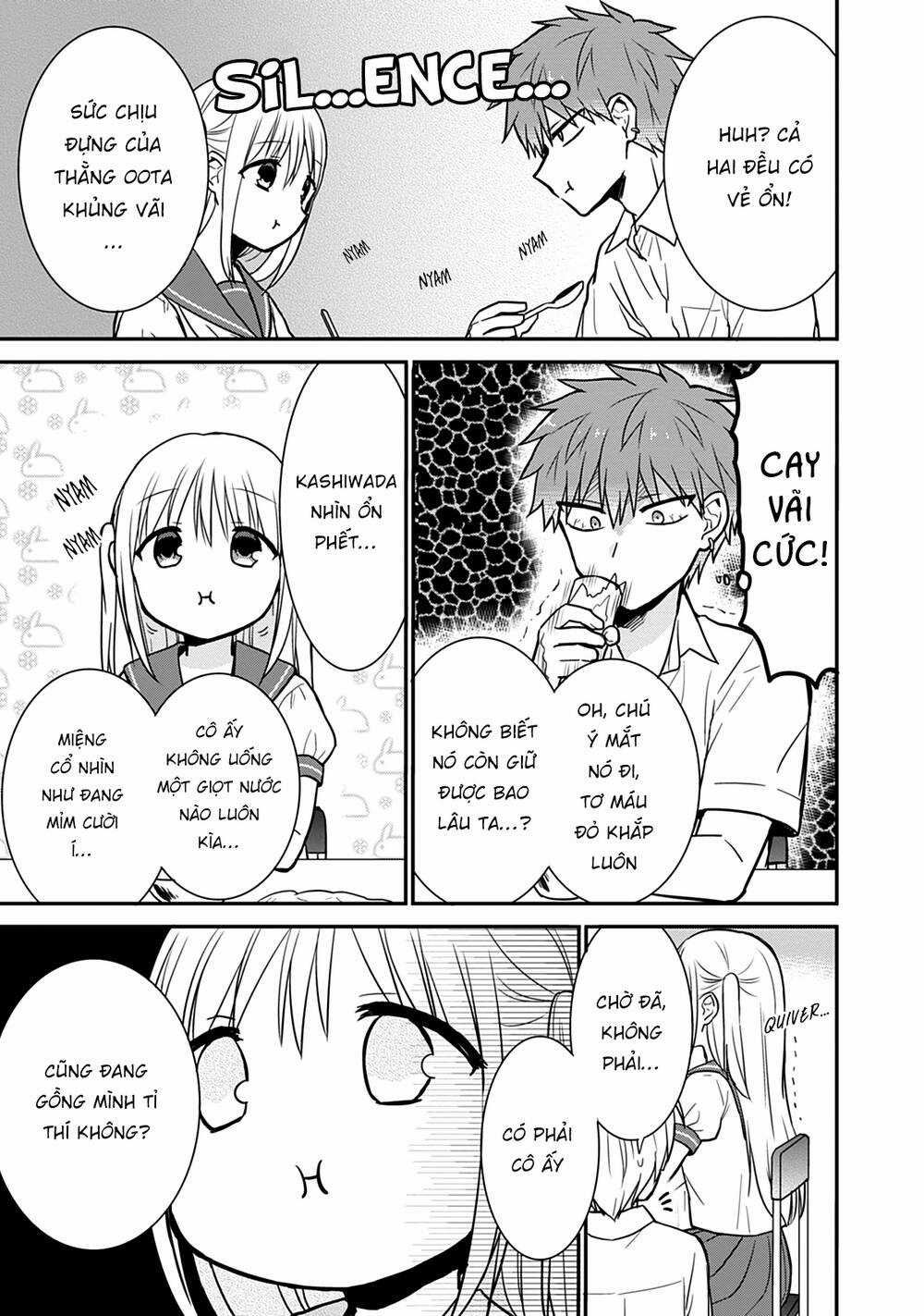 Kao Ni Denai Kashiwada-San To Kao Ni Deru Oota-Kun Chapter 40 trang 9