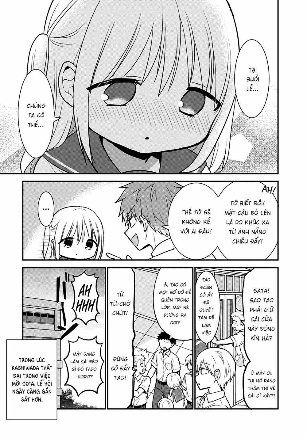 Kao Ni Denai Kashiwada-San To Kao Ni Deru Oota-Kun Chapter 42 trang 12