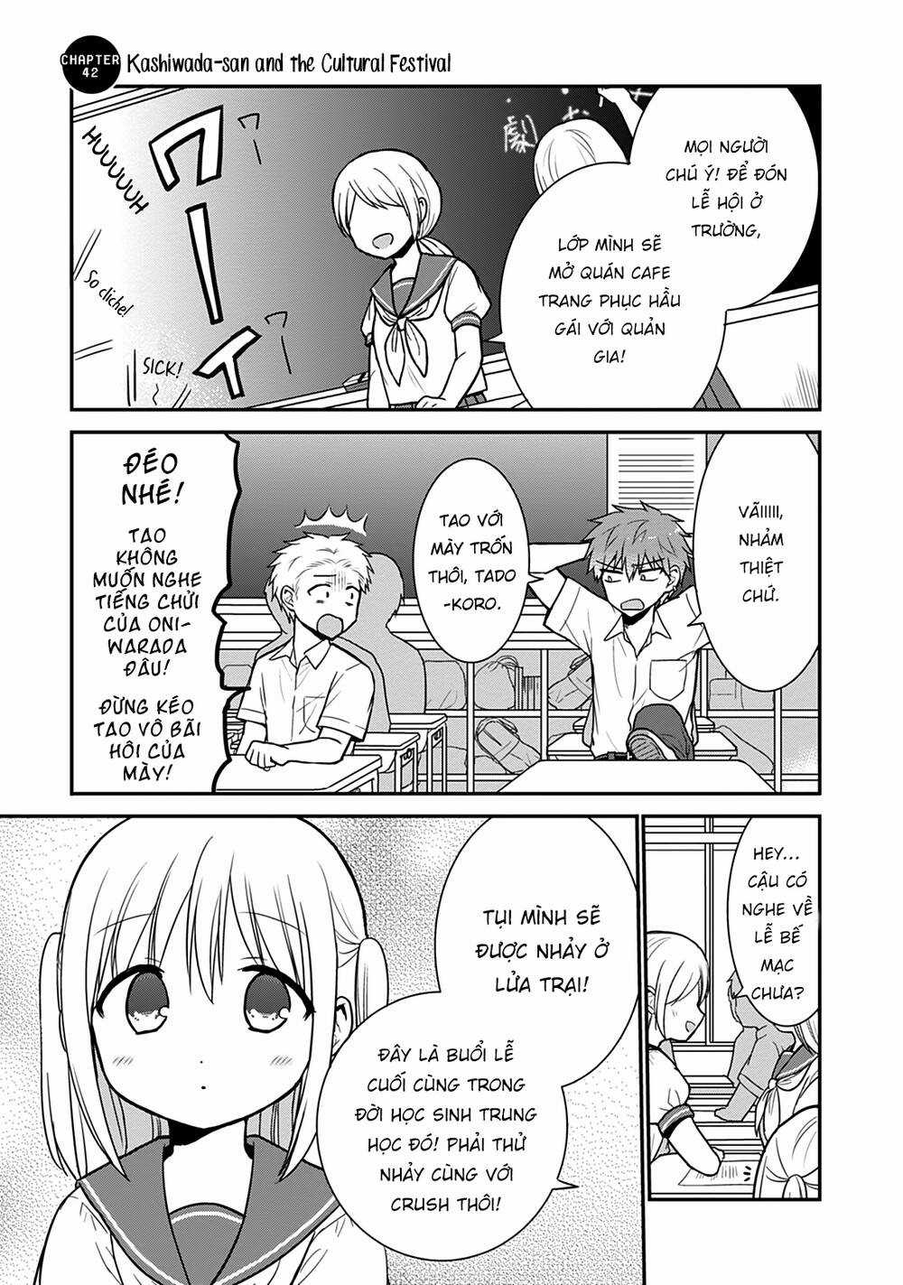 Kao Ni Denai Kashiwada-San To Kao Ni Deru Oota-Kun Chapter 42 trang 4