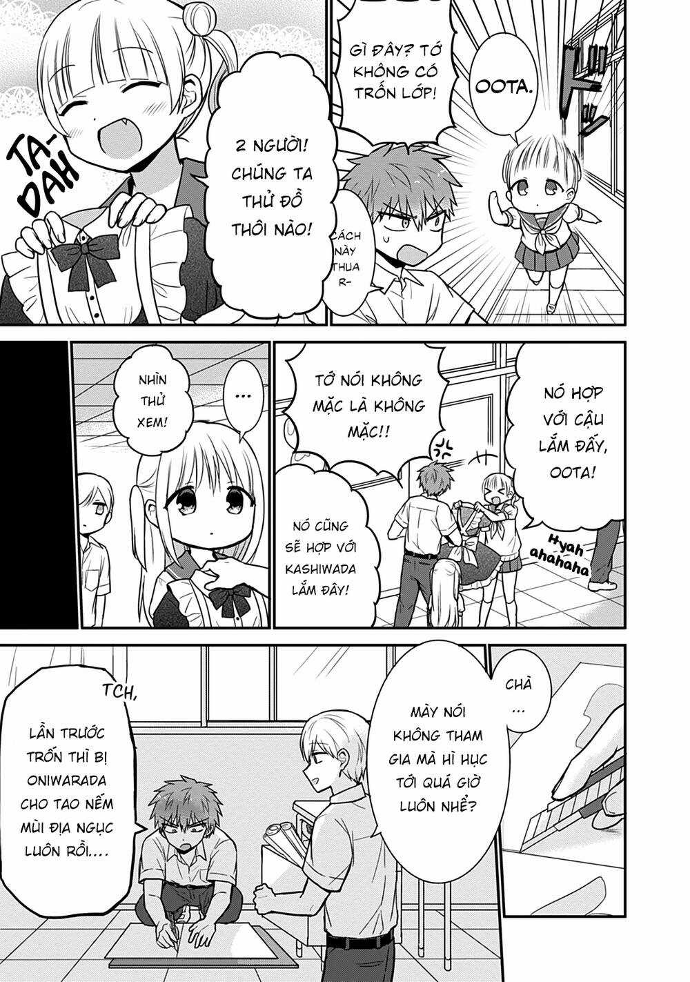 Kao Ni Denai Kashiwada-San To Kao Ni Deru Oota-Kun Chapter 42 trang 8