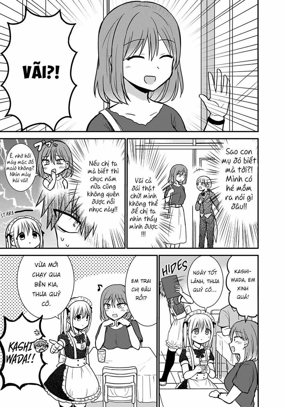 Kao Ni Denai Kashiwada-San To Kao Ni Deru Oota-Kun Chapter 43 trang 10